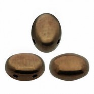 Les perles par Puca® Samos kralen Dark bronze 23980/14415